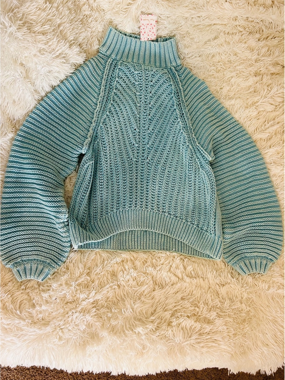 Free People Sweetheart Chunky Knit Sweater